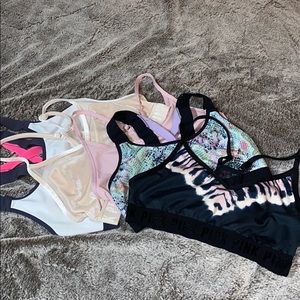 Lot of 5 sports bras - Pink and C9(Target) branded